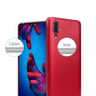 Huawei P20 Suojakuori Kotelo (Punainen)