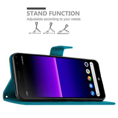 Sony Xperia 8 Suojakuori Lompakkokotelo (Sininen)