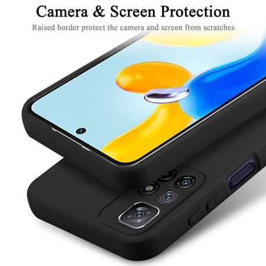 Redmi Note 11s 5G Suojakuori Kotelo Case (Musta)