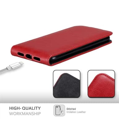 iPhone XS MAX Suojakuori Lompakkokotelo (Punainen)