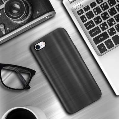 Suojakuori iPhone 7 / 7S / 8 / SE 2020 Kotelo (Musta)