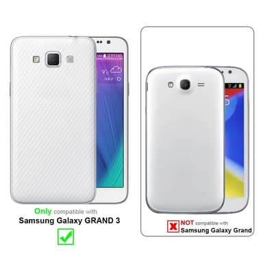 Samsung Galaxy GRAND 3 Suojakuori Kotelo (Musta)