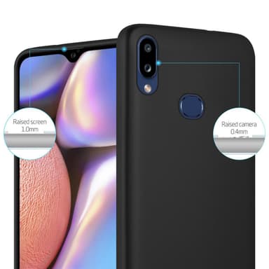 Samsung Galaxy A10s / M01s Suojakuori Kotelo (Musta)