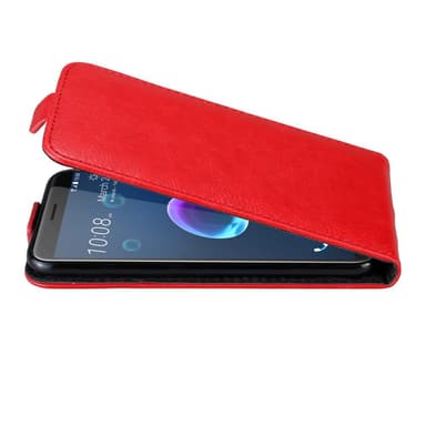 HTC Desire 12 Suojakuori Lompakkokotelo (Punainen)
