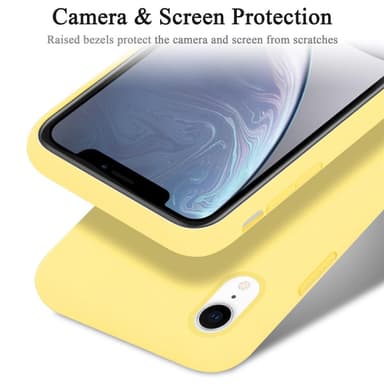 iPhone XR Suojakuori Kotelo Case (Keltainen)