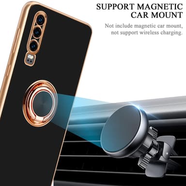 Huawei P30 Suojakuori Kotelo (Musta)