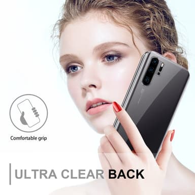 Huawei P30 PRO Suojakuori Case Cover (Läpinäkyvä)