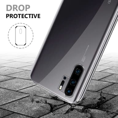 Huawei P30 PRO Suojakuori Case Cover (Läpinäkyvä)