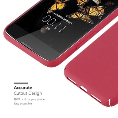 LG K8 2016 Suojakuori Kotelo Case (Punainen)