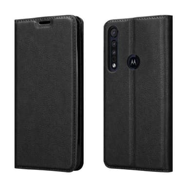 Motorola MOTO G8 PLUS Suojakuori Lompakkokotelo (Musta)