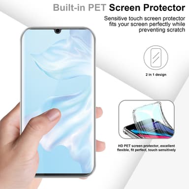 Huawei P30 PRO Suojakuori Case Cover (Läpinäkyvä)