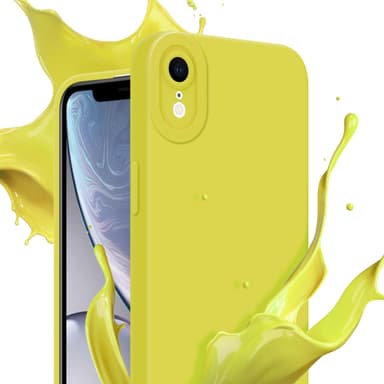 iPhone XR Suojakuori Kotelo (Keltainen)