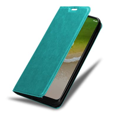 Nokia G50 5G Suojakuori Lompakkokotelo (Turkoosi)