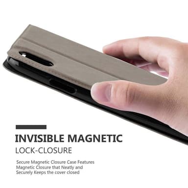 Lompakkokotelo iPhone XR Case (Ruskea)