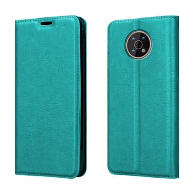 Nokia G50 5G Suojakuori Lompakkokotelo (Turkoosi)