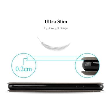 Lompakkokotelo iPhone XR Case (Ruskea)