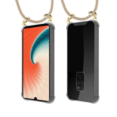 Huawei MATE 20 Suojakuori Kotelo Ketju (Ruskea)