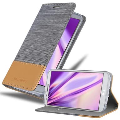 LG G2 Suojakuori Lompakkokotelo (harmaa)