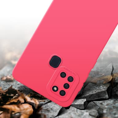 Samsung Galaxy A21s Suojakuori Kotelo (Punainen)