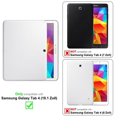 Samsung Galaxy Tab 4 (10.1 Zoll) 3x Suojakalvo