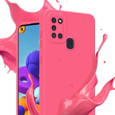 Samsung Galaxy A21s Suojakuori Kotelo (Punainen)