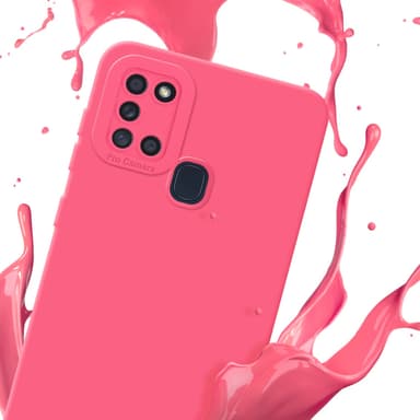 Samsung Galaxy A21s Suojakuori Kotelo (Punainen)
