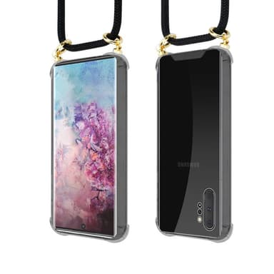Samsung Galaxy NOTE 10 PLUS Suojakuori Kotelo (Musta)