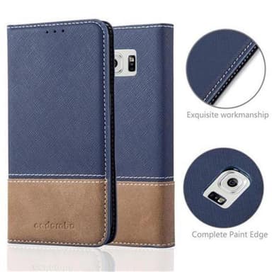 Samsung Galaxy S6 EDGE Suojakuori Case (Sininen)