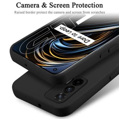 Realme GT Suojakuori Kotelo Case (Musta)