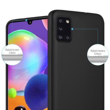 Samsung Galaxy A31 Suojakuori Kotelo (Musta)
