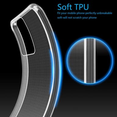 OnePlus Nord 2T Suojakuori Kotelo (Läpinäkyvä)