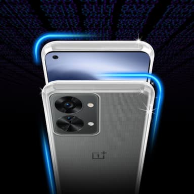 OnePlus Nord 2T Suojakuori Kotelo (Läpinäkyvä)
