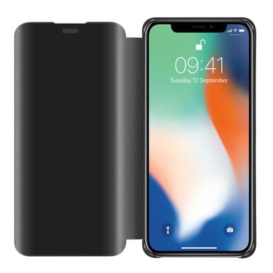 Suojakuori iPhone X / XS Lompakkokotelo (Musta)