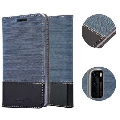 Huawei P40 Suojakuori Lompakkokotelo (Sininen)