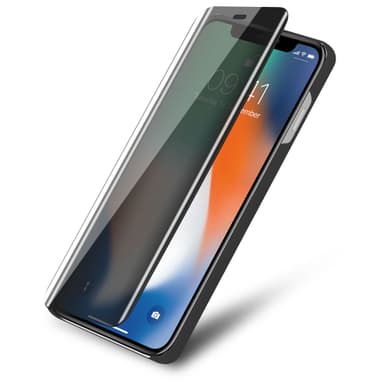 Suojakuori iPhone X / XS Lompakkokotelo (Musta)
