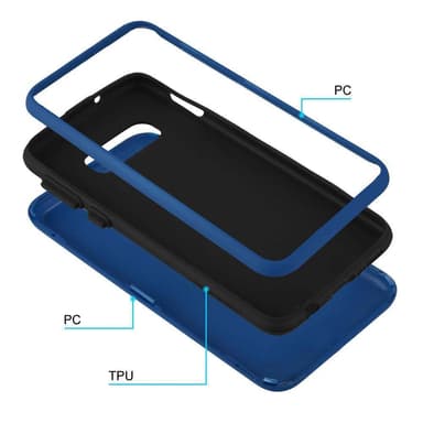 Samsung Galaxy S10e Suojakuori Kotelo (Sininen)