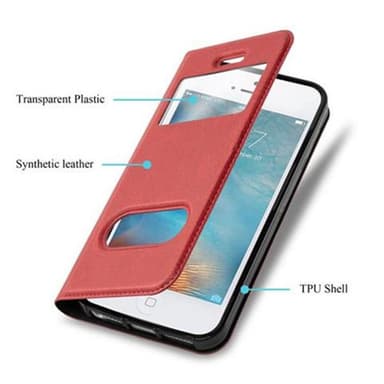 Lompakkokotelo iPhone 5 / 5S / SE 2016 Case (Punainen)