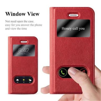 Lompakkokotelo iPhone 5 / 5S / SE 2016 Case (Punainen)