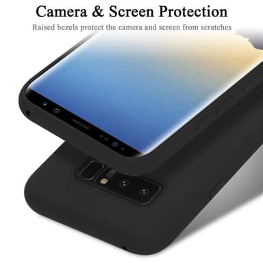Samsung Galaxy NOTE 8 Suojakuori Kotelo (Musta)