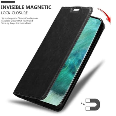 Oppo FIND X2 Suojakuori Lompakkokotelo (Musta)