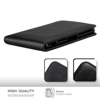 Sony Xperia Z3 Suojakuori Lompakkokotelo (Musta)