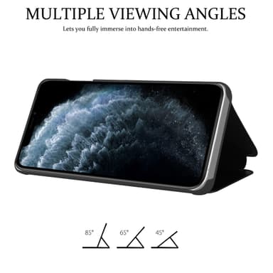 Suojakuori iPhone 11 PRO Lompakkokotelo (Musta)