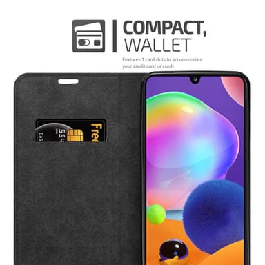 Samsung Galaxy A31 Suojakuori Lompakkokotelo (Punainen)