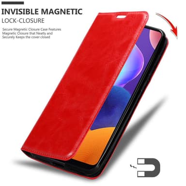 Samsung Galaxy A31 Suojakuori Lompakkokotelo (Punainen)