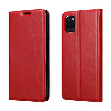 Samsung Galaxy A31 Suojakuori Lompakkokotelo (Punainen)