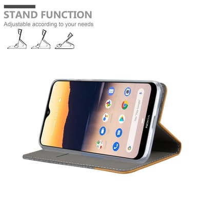 Nokia 2.3 Suojakuori Lompakkokotelo (harmaa)