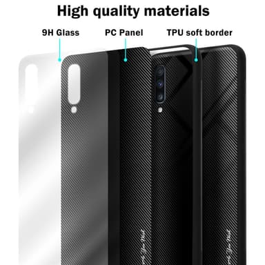 Samsung Galaxy A70 / A70s Suojakuori Kotelo (Musta)