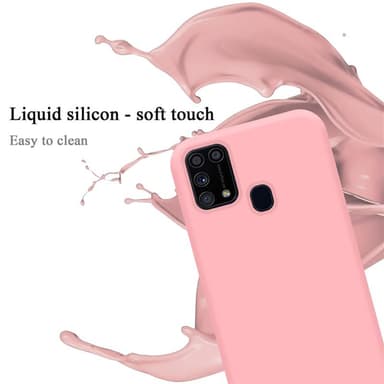 Samsung Galaxy M31 Suojakuori Kotelo (Vaaleanpunainen)
