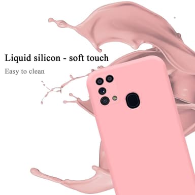 Samsung Galaxy M31 Suojakuori Kotelo (Vaaleanpunainen)