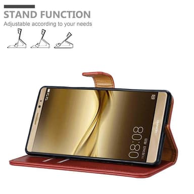 Huawei MATE 8 Suojakuori Lompakkokotelo (Punainen)